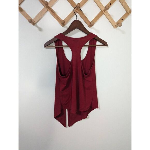 ZYIA Active Red Sleeveless Tie Front Athletic Tank Top - Size M - Picture 3 of 5